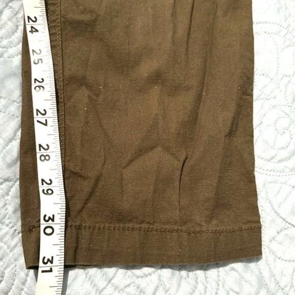 Hurley Olive Green XX-Large Mens Drawstring Elastic Waist Pants With Zippered Po - Picture 12 of 13